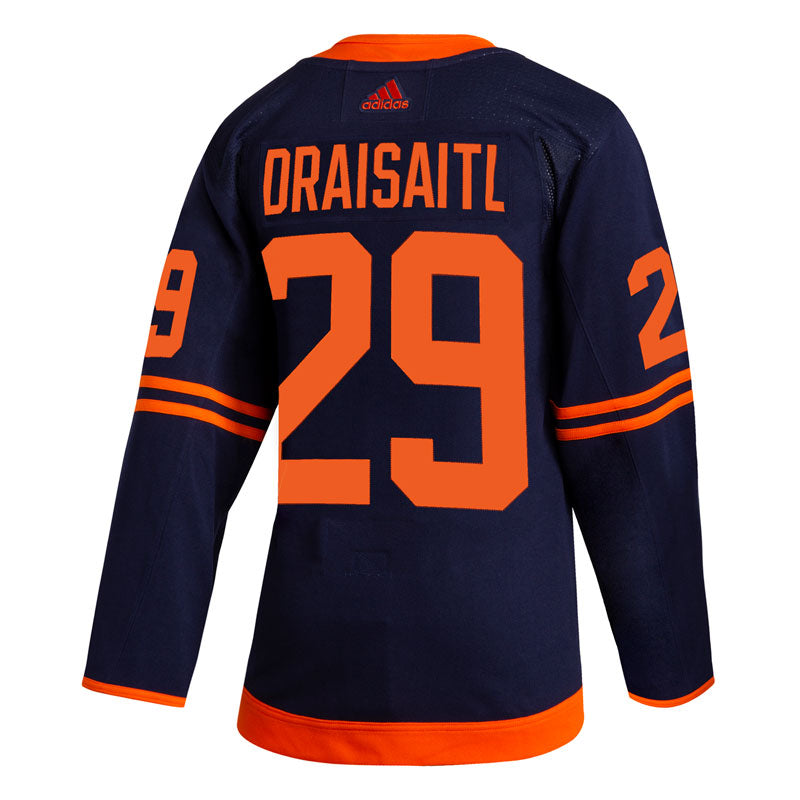 Leon Draisaitl Edmonton Oilers NHL adidas Authentic Pro Alternate Jersey with On Ice Cresting