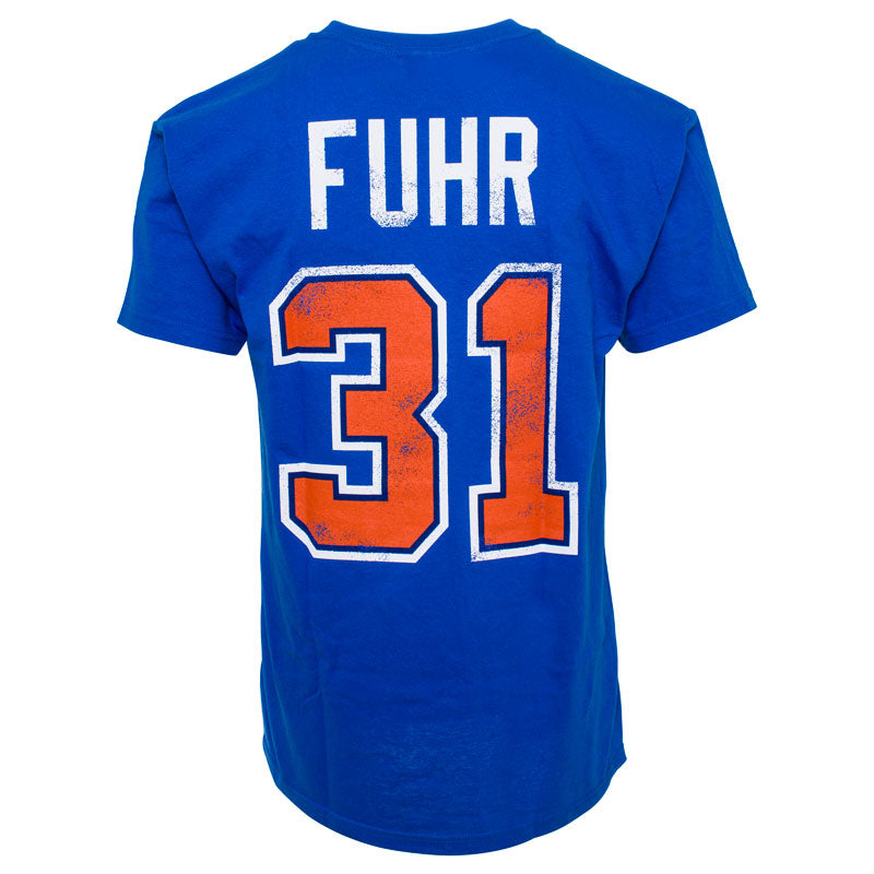 Grant Fuhr Edmonton Oilers Name & Number Tee – Pro Am Sports